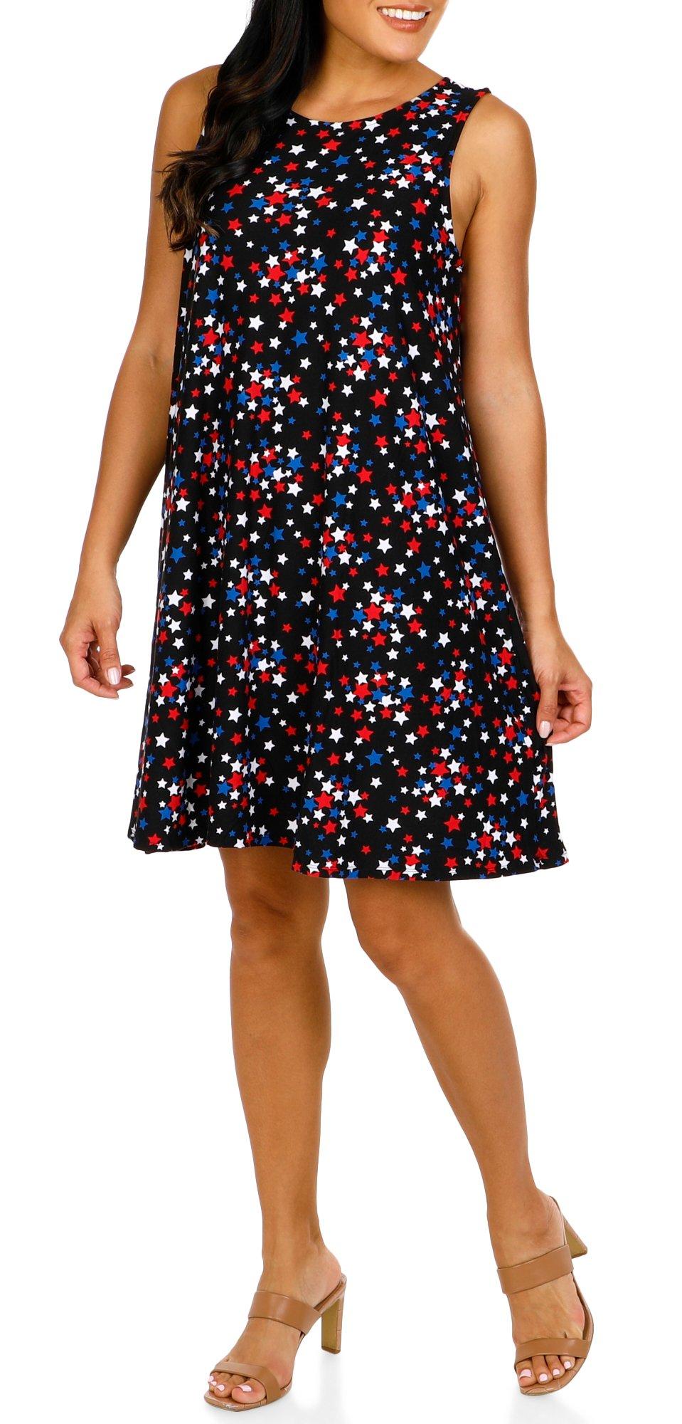 Women's Americana Star Print Dress