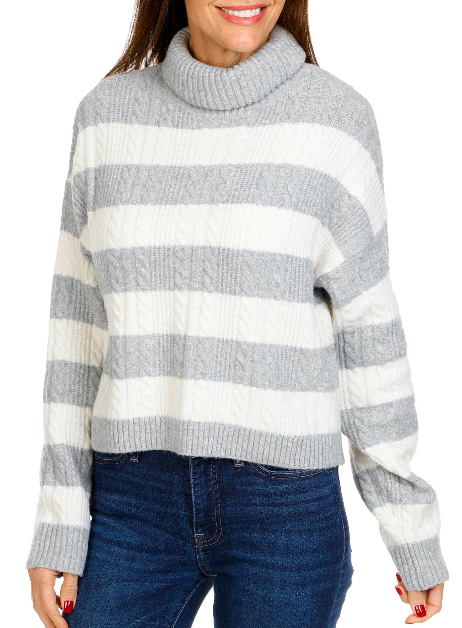 Juniors Striped Sweater