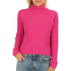 Juniors Solid Ribbed Sweater