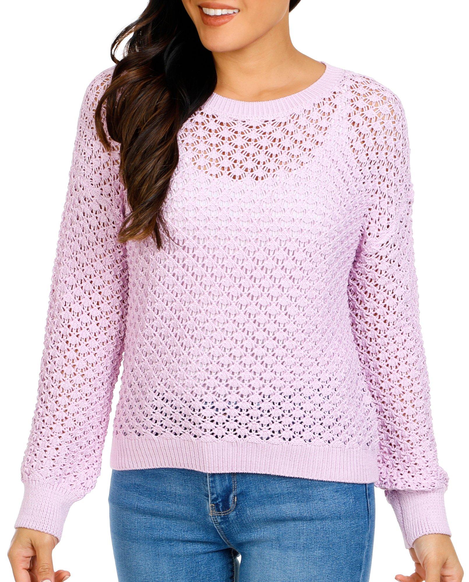 Juniors Solid Pullover Sweater