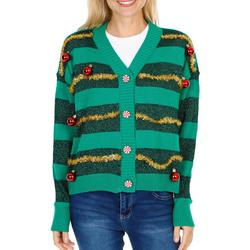 Juniors Stripe Knit Sweater