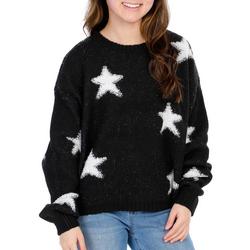 Juniors Star Print Sweater