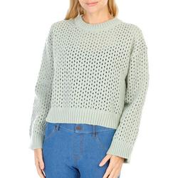 Juniors Knit Cropped Sweater