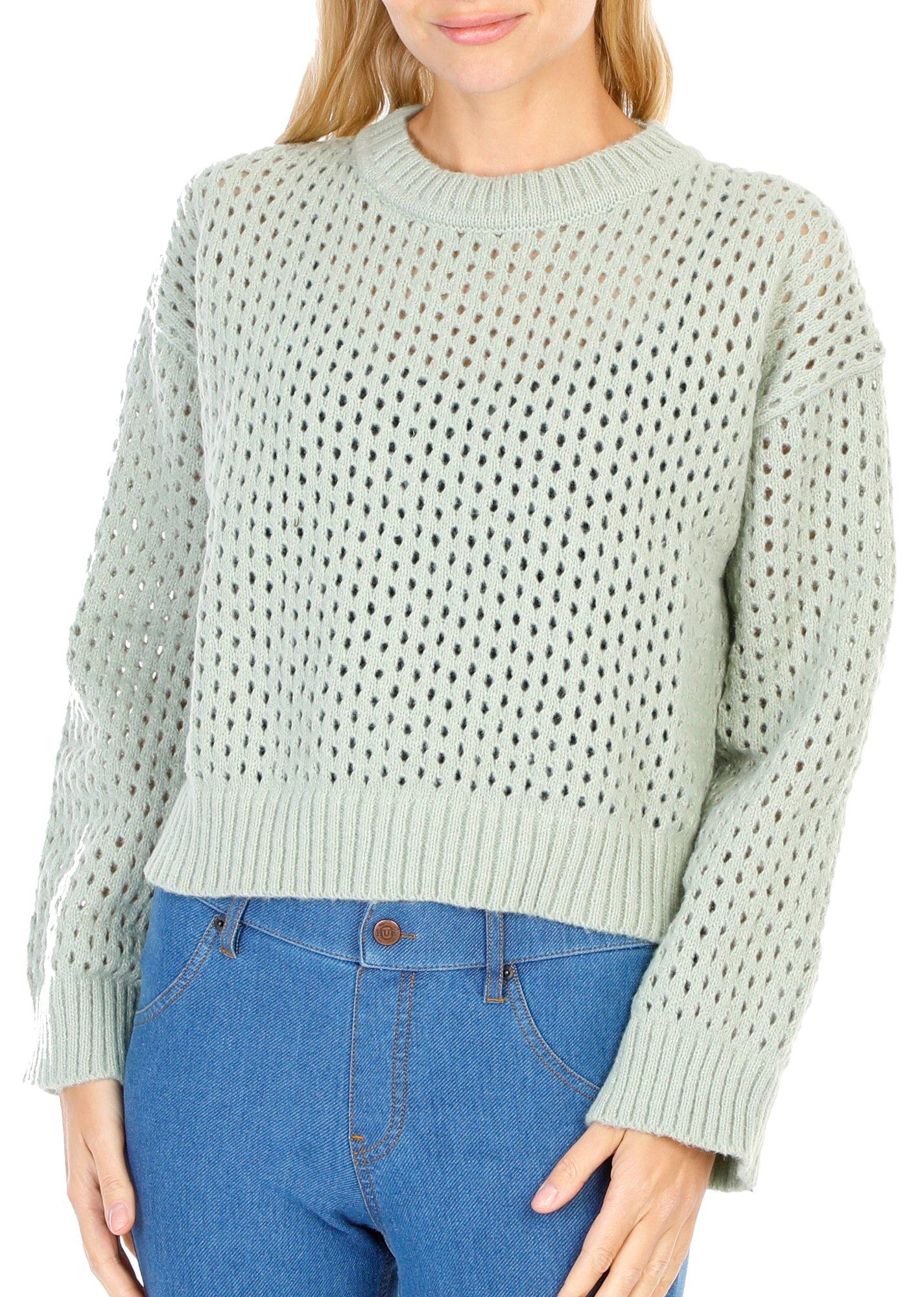 Juniors Knit Cropped Sweater
