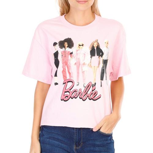 Barbie Script Logo Unisex Pink T-Shirt L