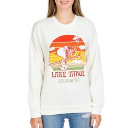 Juniors Lake Tahoe Snoopy Sweatshirt