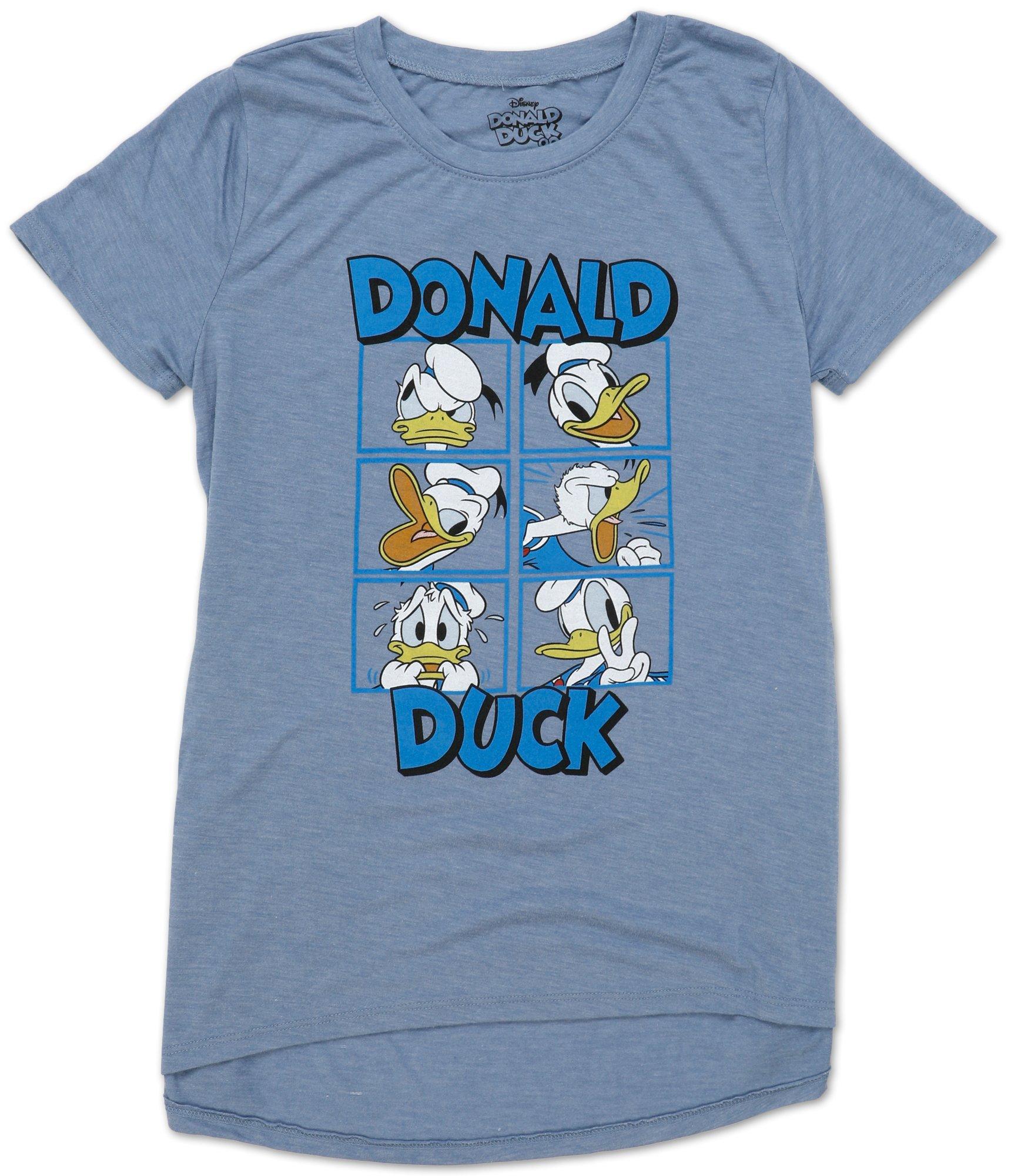 Juniors Donald Duck Graphic Tee