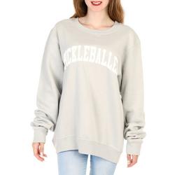 Juniors Pickleball Graphic Sweatshirt - Grey