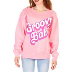 Juniors Groovy Babe Sweatshirt -  Pink
