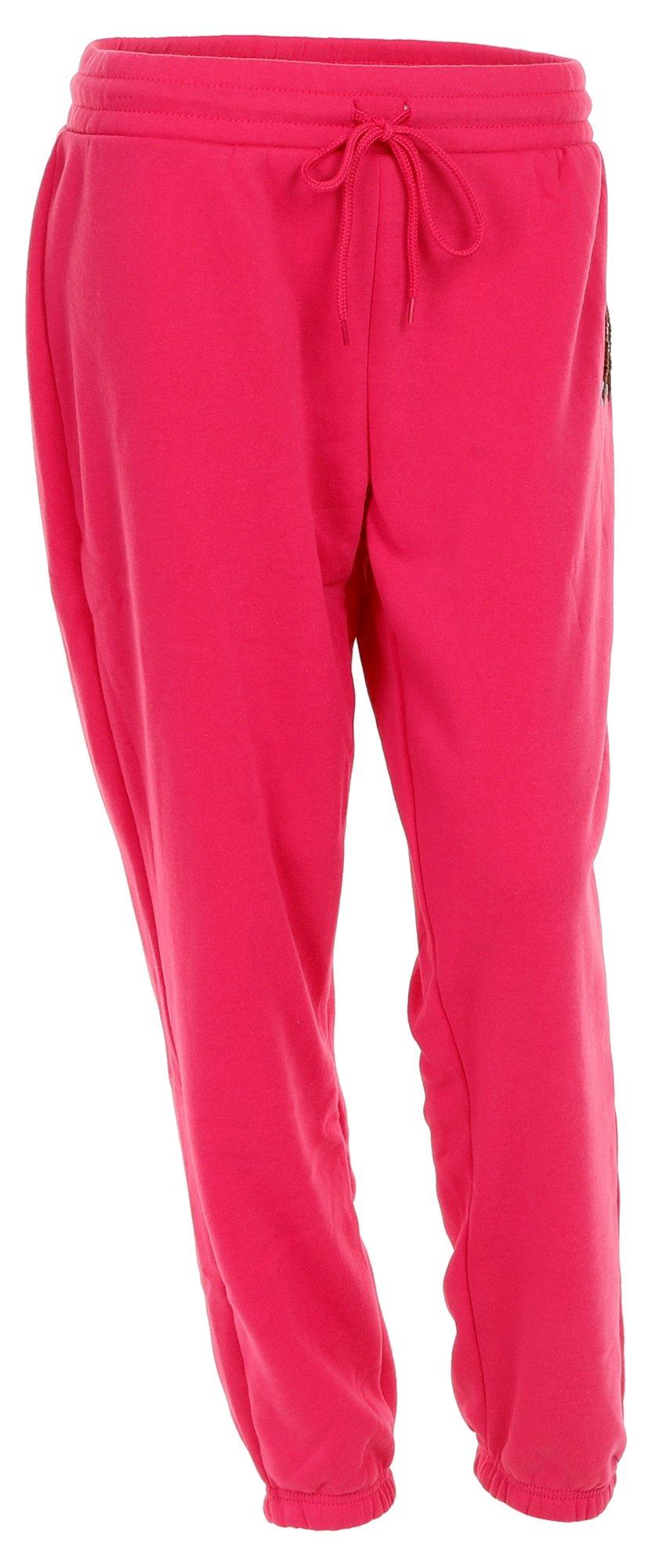 Juniors Active Horseshoe Patch Joggers -  Pink
