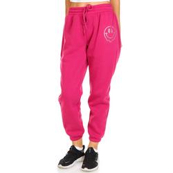 Juniors Active Solid Smiley Face Joggers
