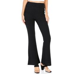 Juniors Solid Fit & Flare Pants