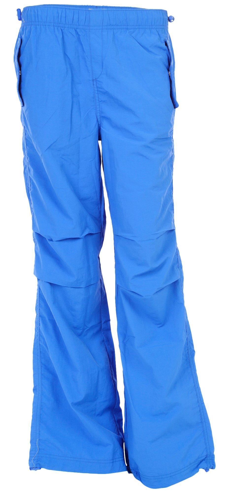 Juniors Solid Parachute Pants