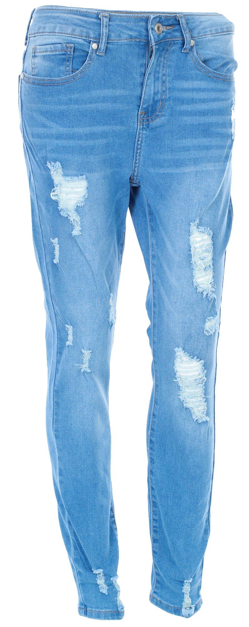 Junior skinny best sale ripped jeans