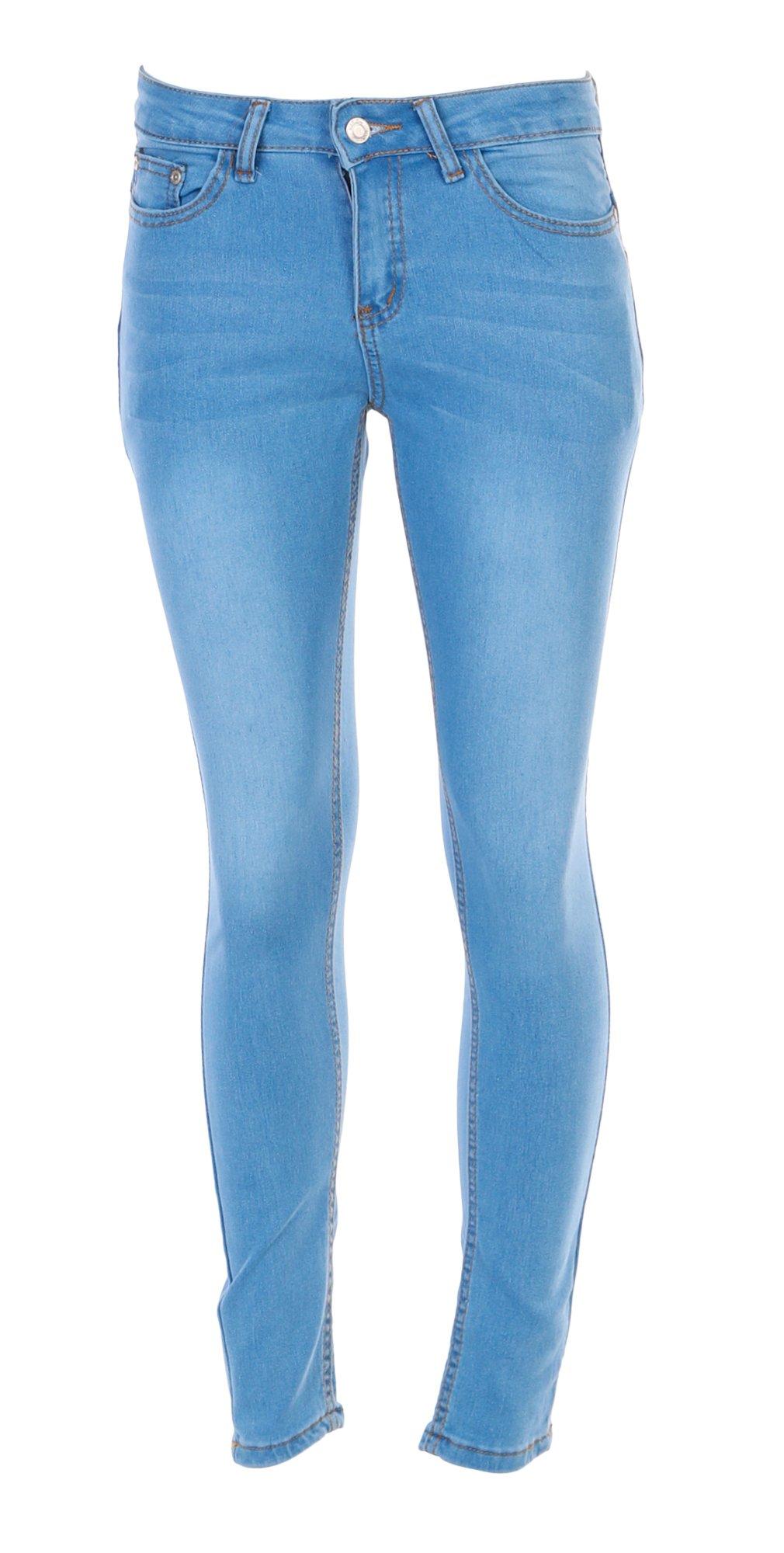 Celebrity Pink Women's Juniors High Rise Ankle Skinny Jeans (3, Denim Blue)