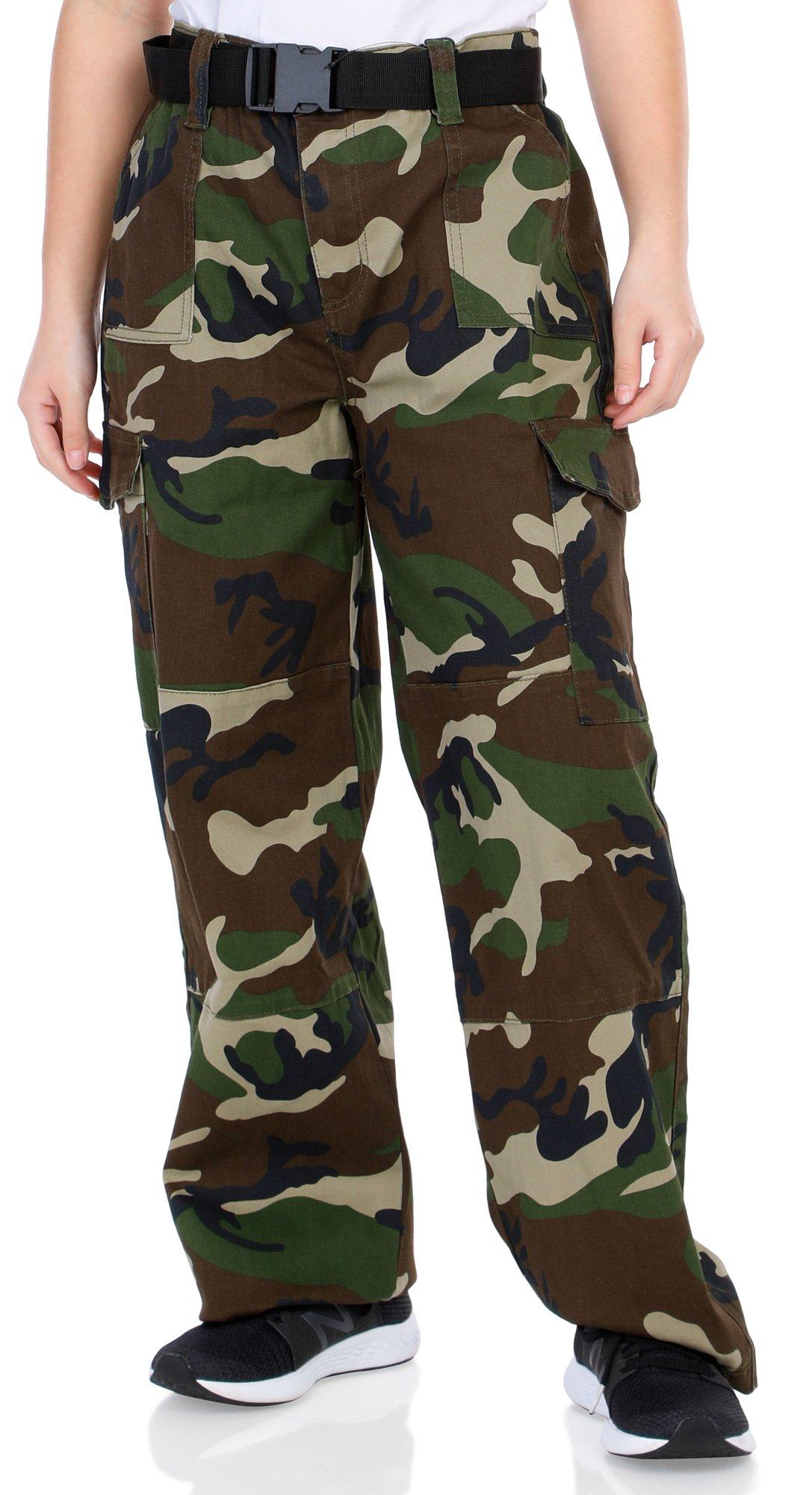 Juniors Camo Wide Leg Pants