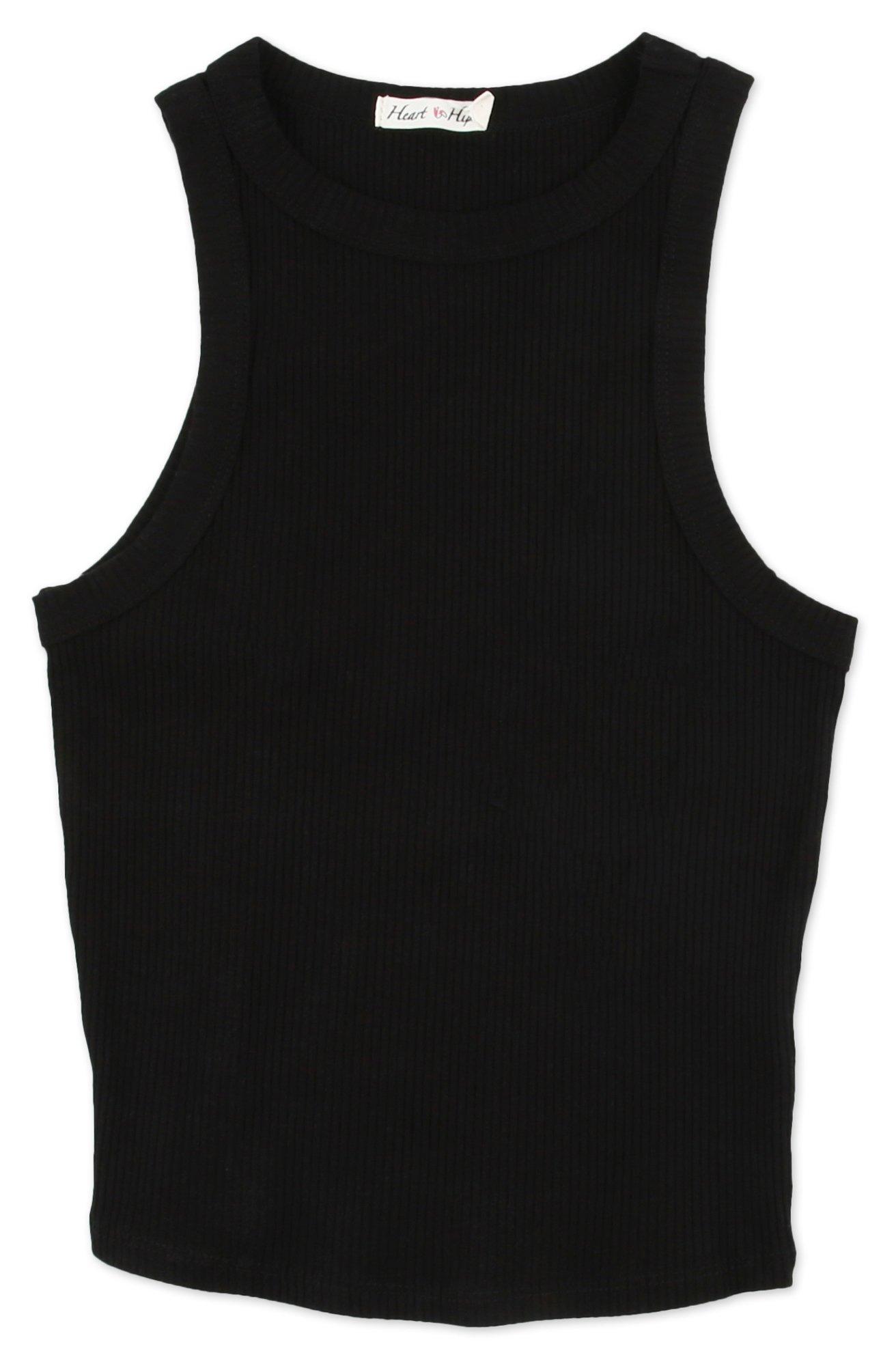 Juniors Solid Cropped Tank Top