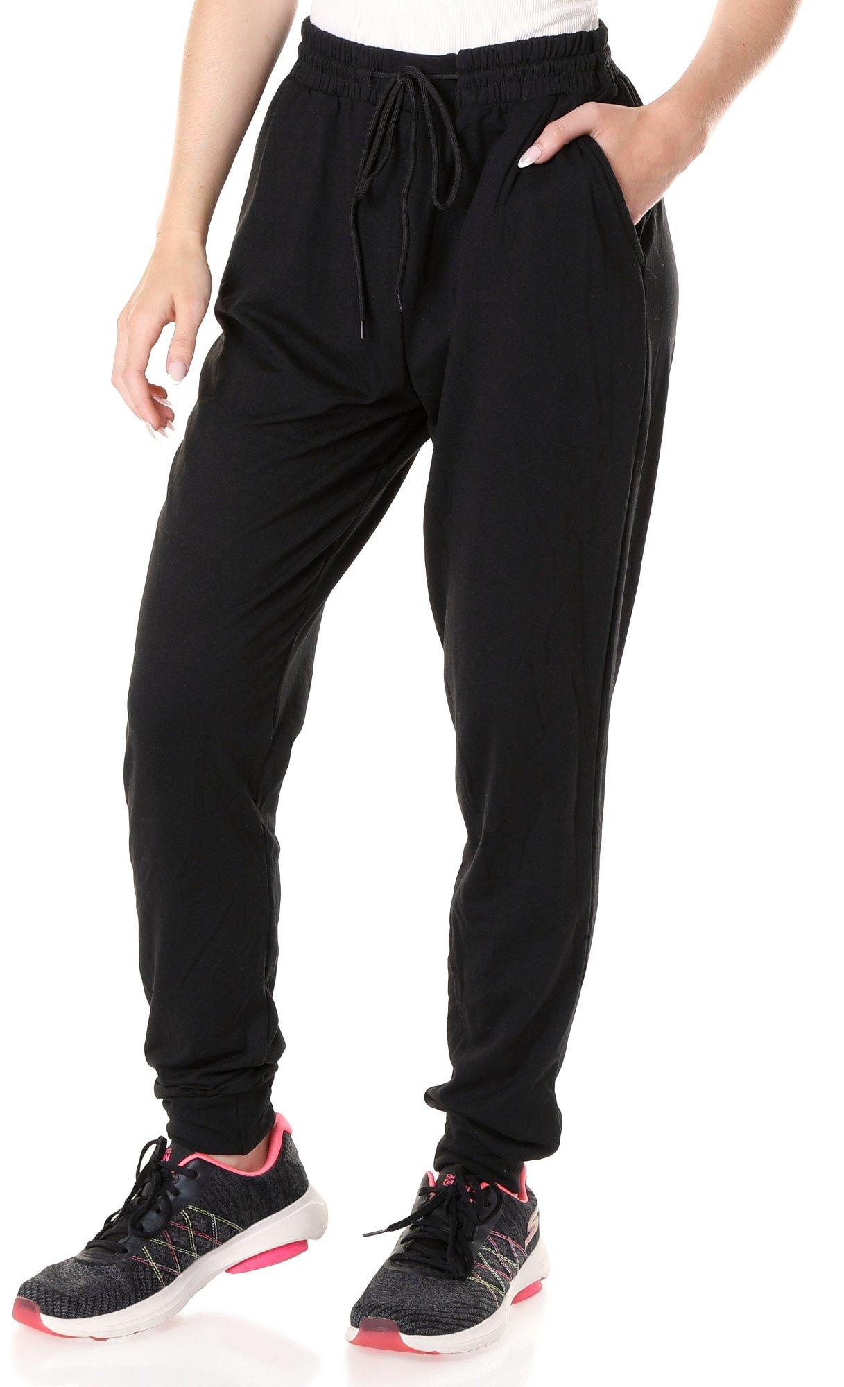 Juniors Active Fleece Lined Joggers - Black
