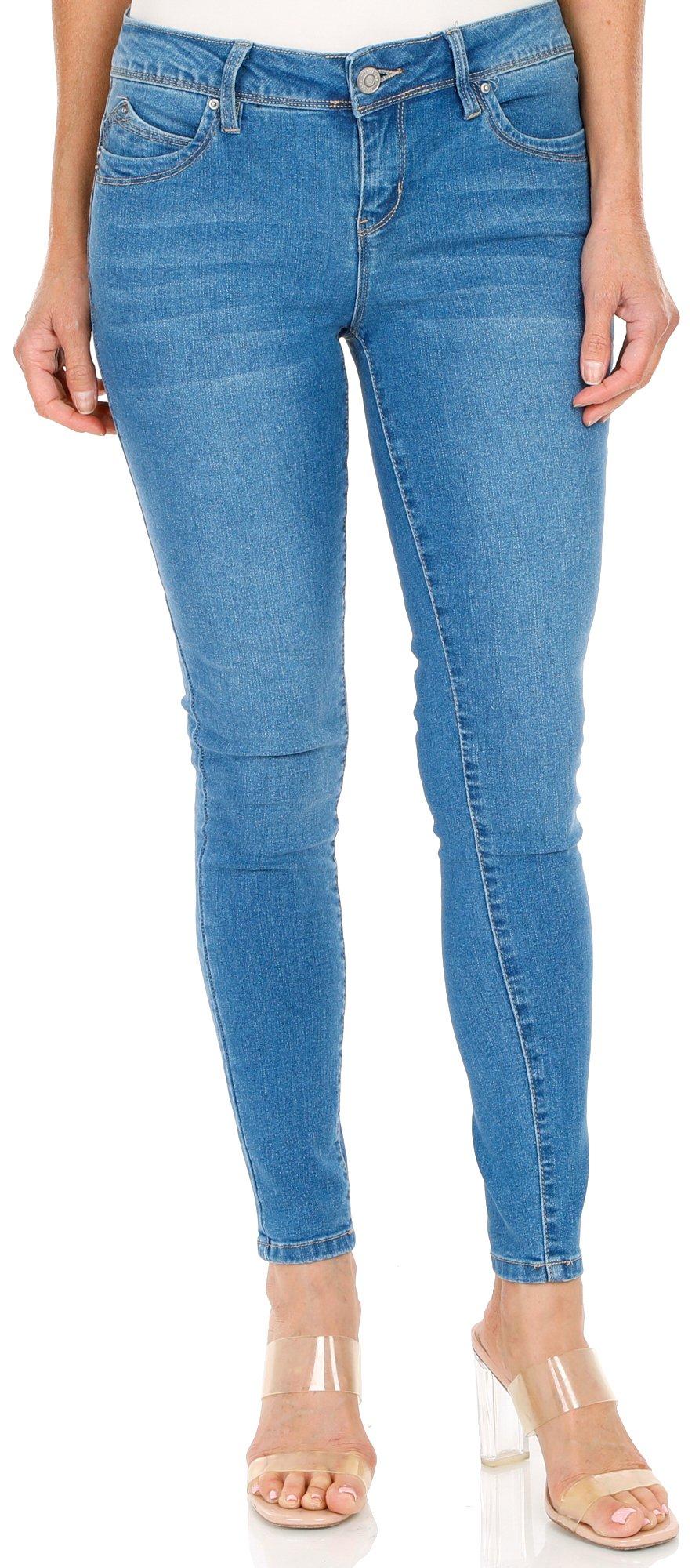 Juniors Low Rise Skinny Jeans - Light Wash