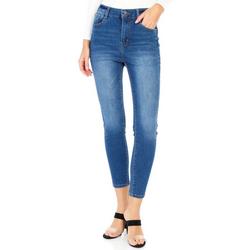 Juniors High Rise Ankle Jeans