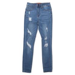 Juniors Distressed Skinny Jeans - Light Wash
