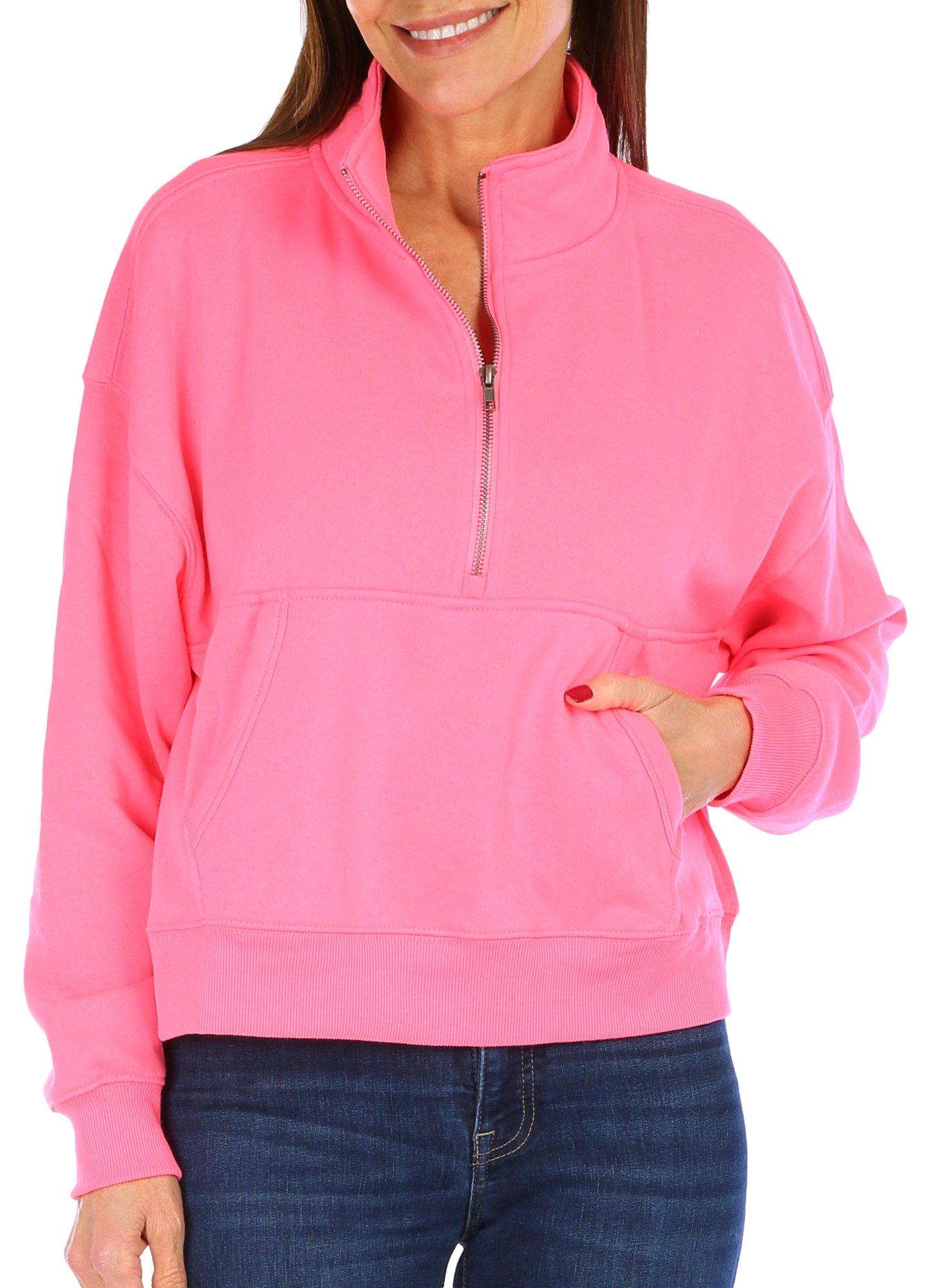 Victoria's Secret PINK Miami Dolphins Ladies Quarter-Zip Pullover