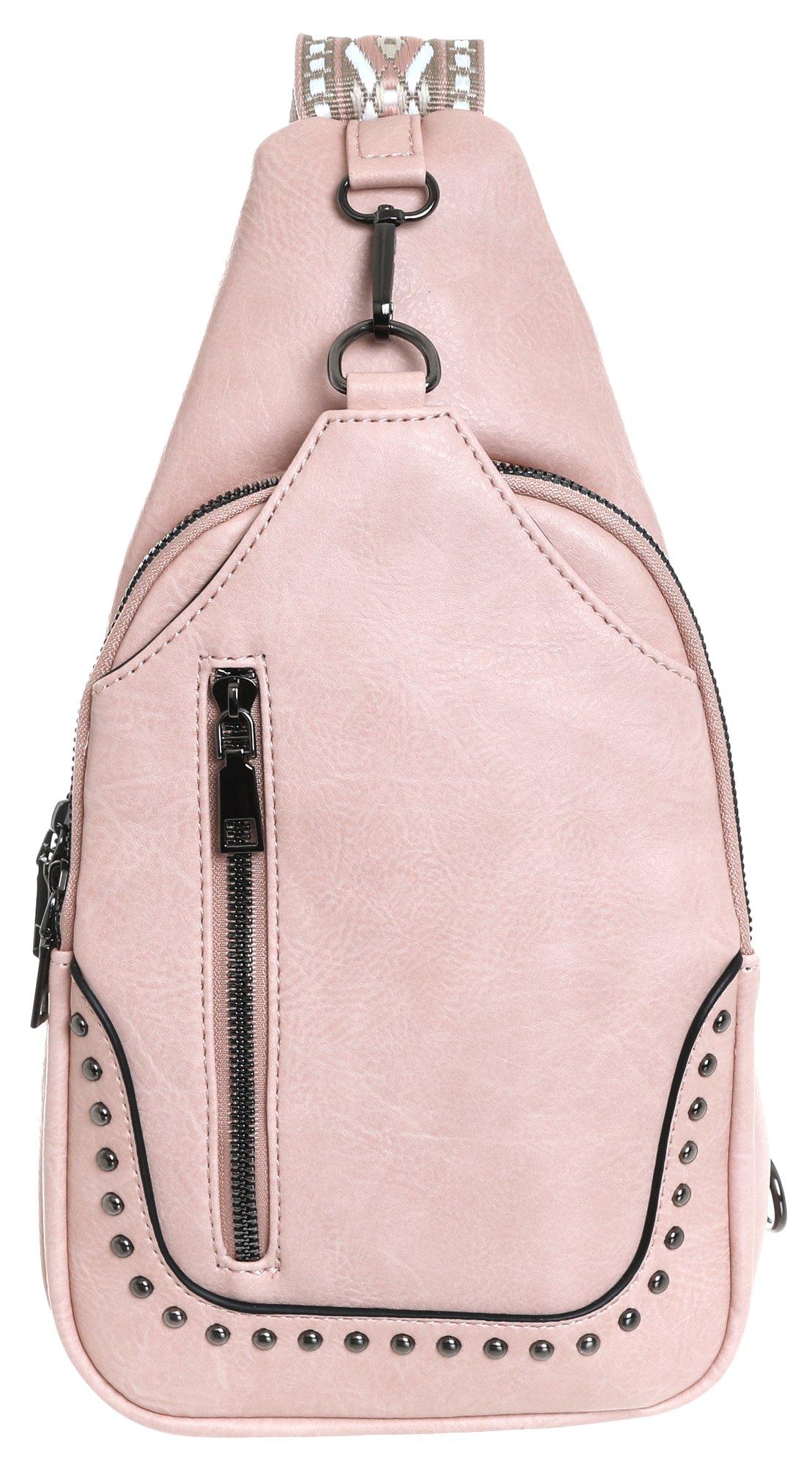 Faux Leather Sling Bag