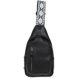 Sling Back Handbag-Black