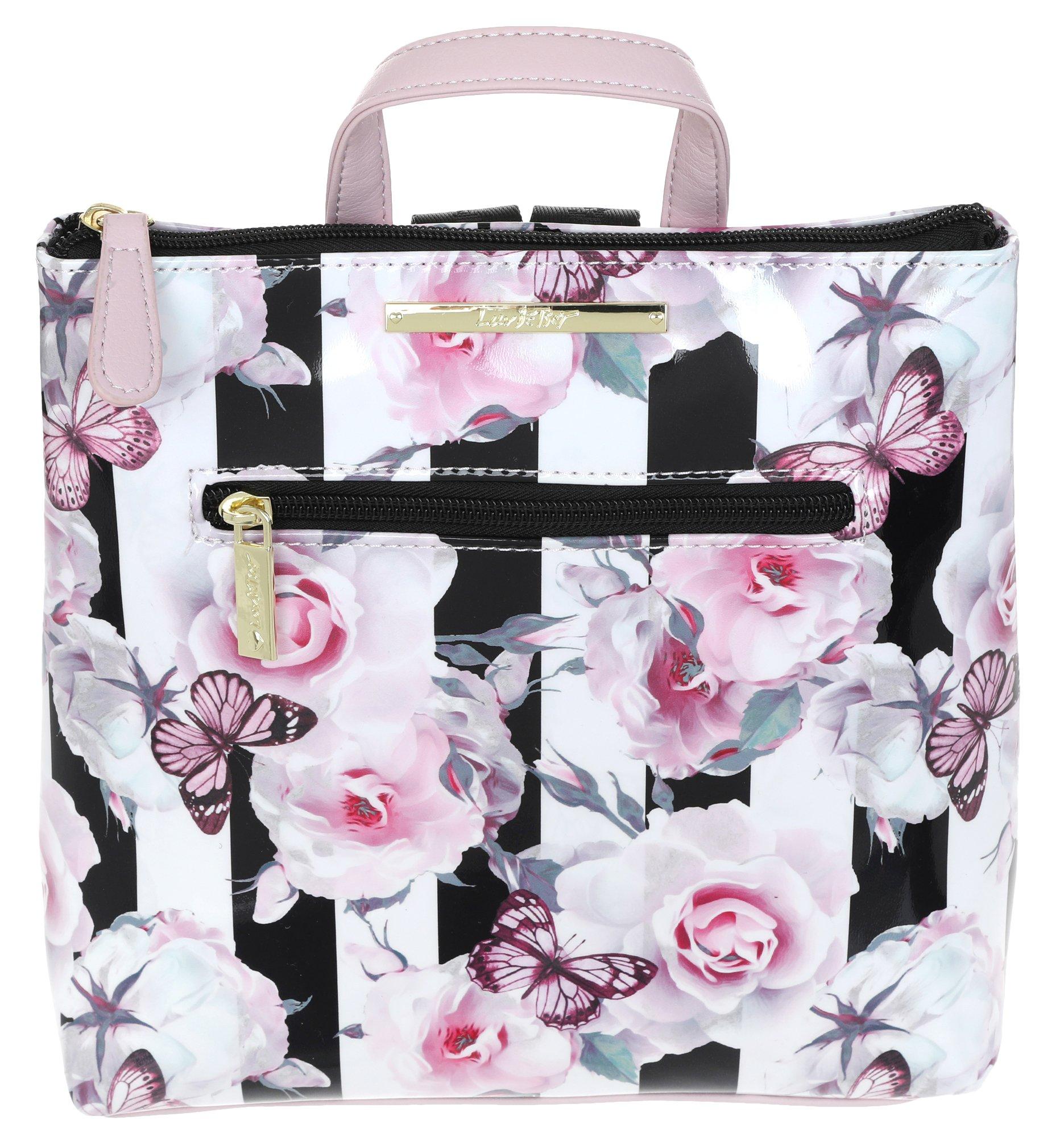 Floral Stripe Backpack