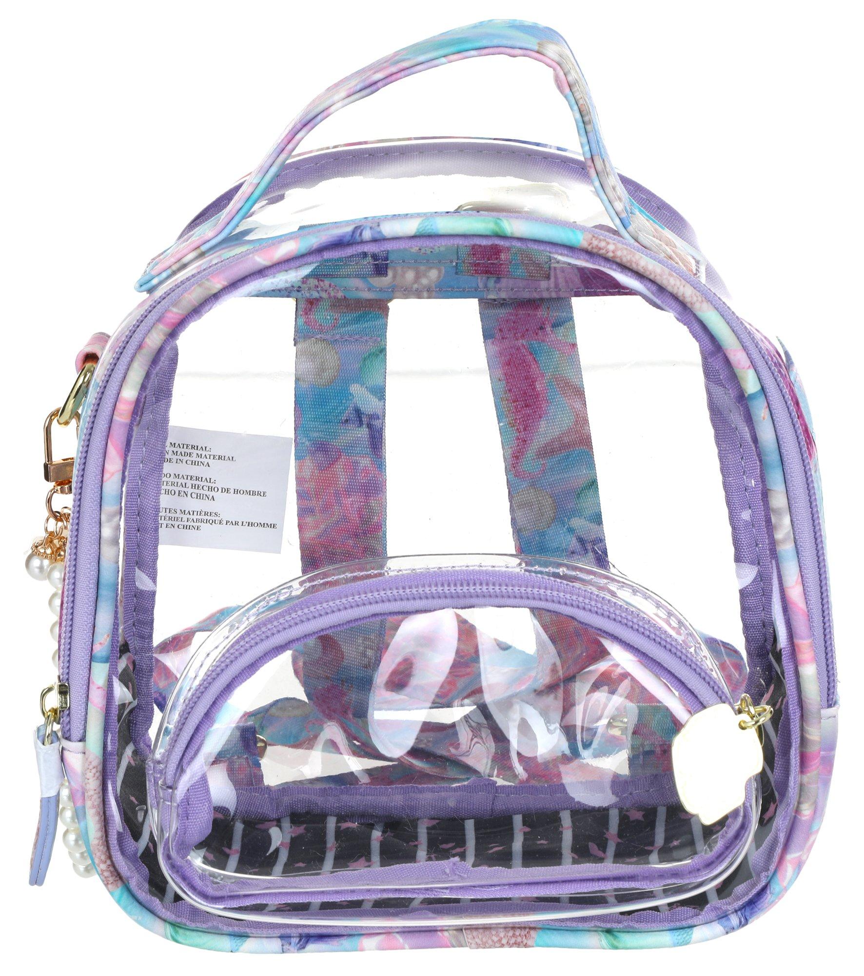 Sage Transparent Mini Backpack