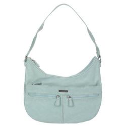 Faux Leather Hobo - Sage