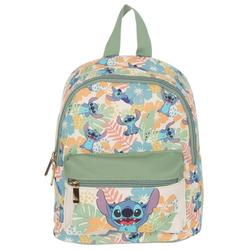 Floral Stitch Faux Leather Fashion Backpack