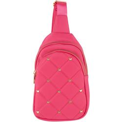 Quilted Butterfly Mini Sling Backpack