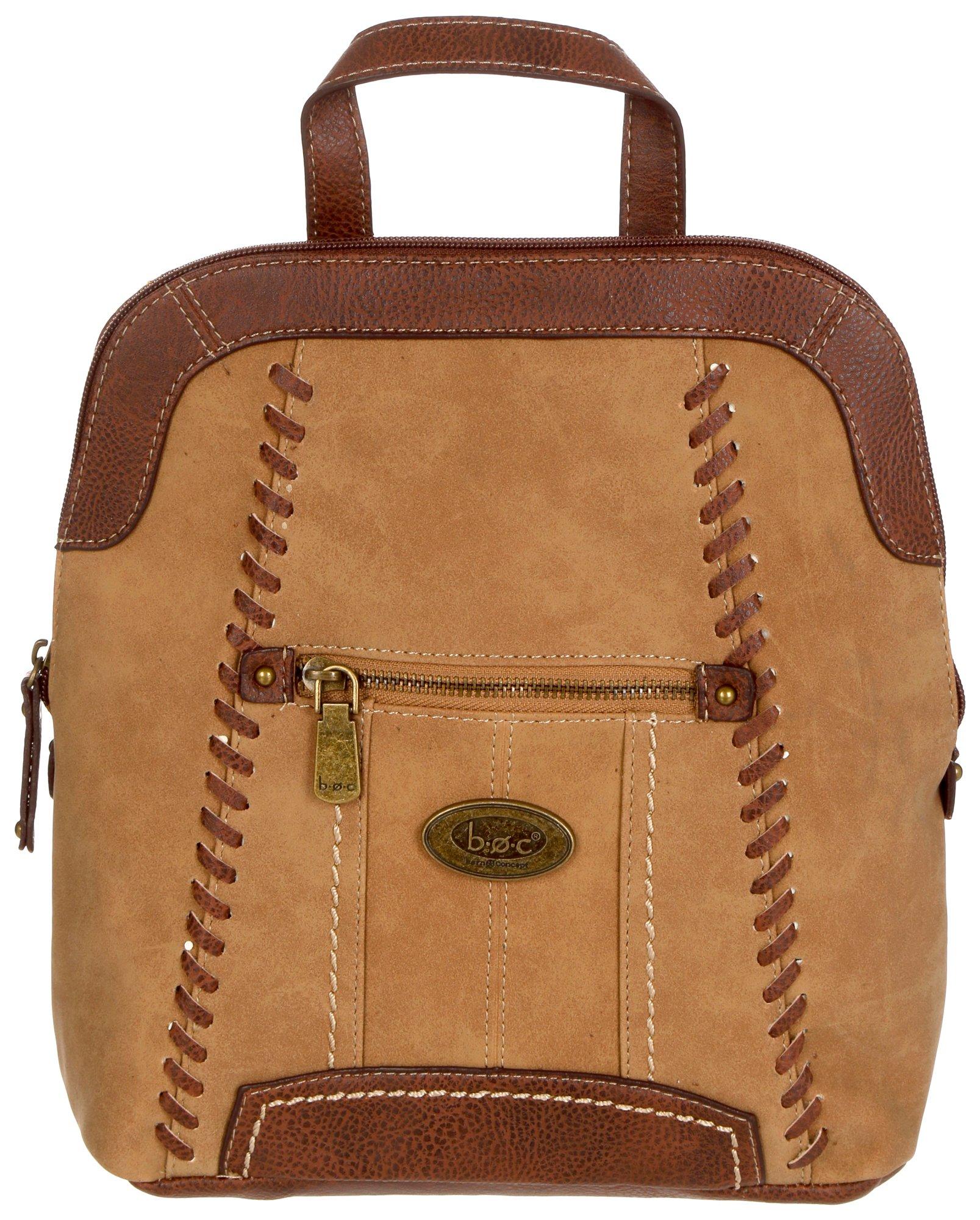 Western Faux Leather Backpack