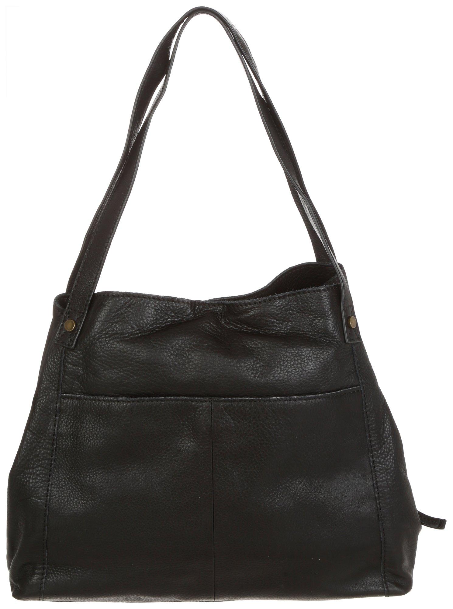 Alyssa faux leather black crossbody strap shoulder bag 11*10*3