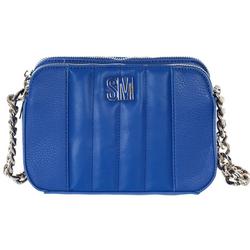 Womens Steve Madden Purse with Chain-Link Strap - Blue