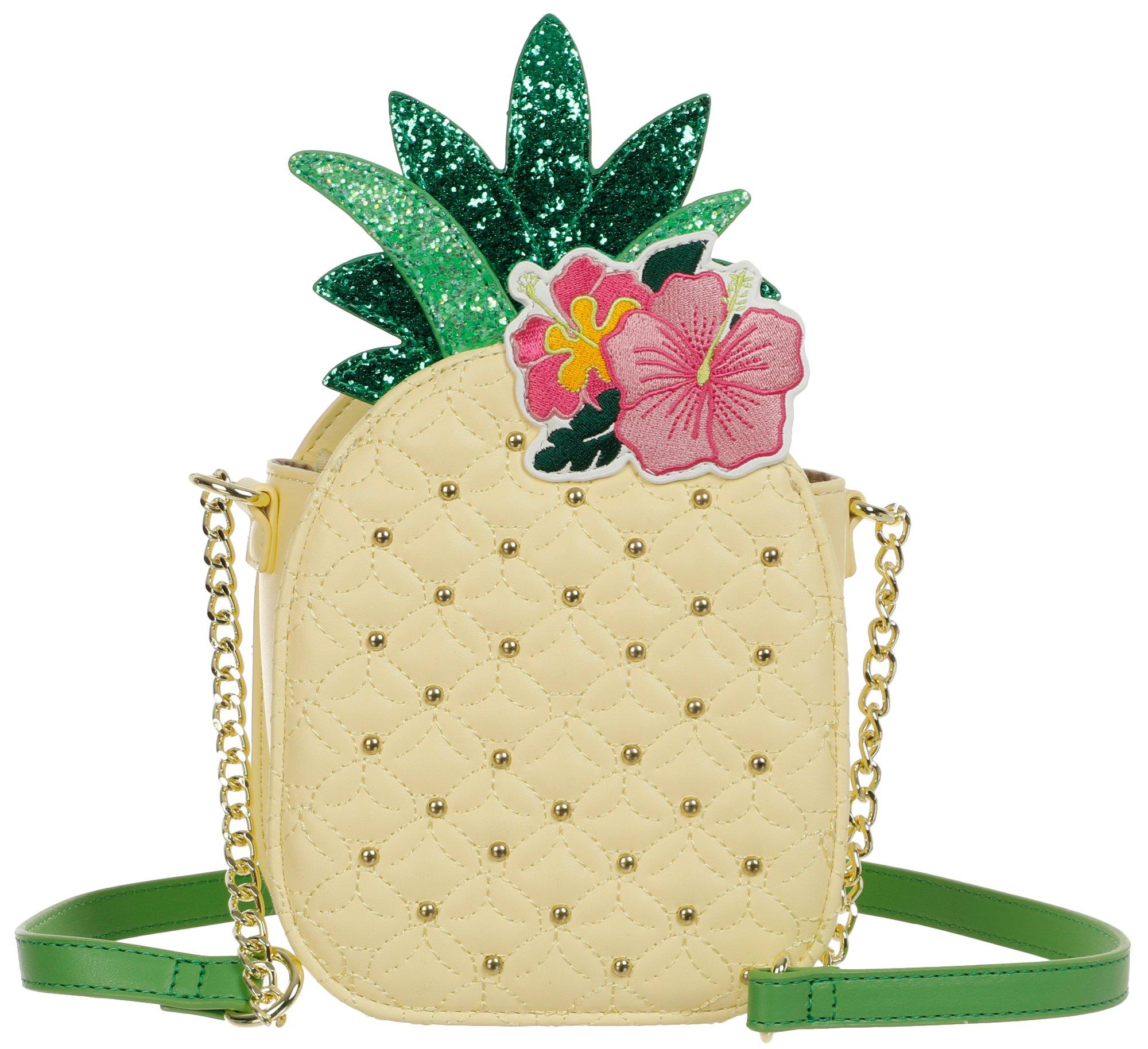 Tropical Pineapple Crossbody Bag