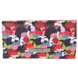Trifold Floral Print Wallet - Multi