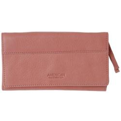 Genuine Leather Clyde Wallet - Pink