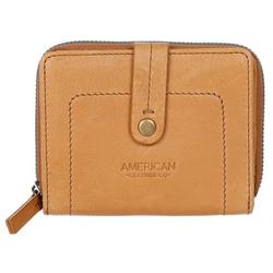 Genuine Leather Solid Bifold Wallet - Tan