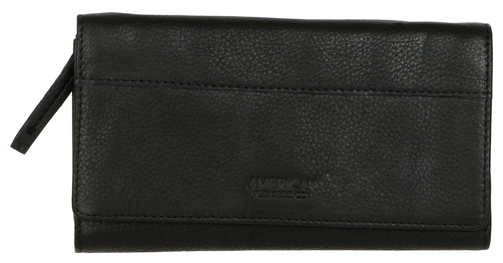 Embossed Black Leather Wallet – Yard of Deals