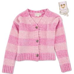 Little Girls Stripe Print Sweater