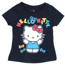 Little Girls Hello Kitty Graphic Tee - Black