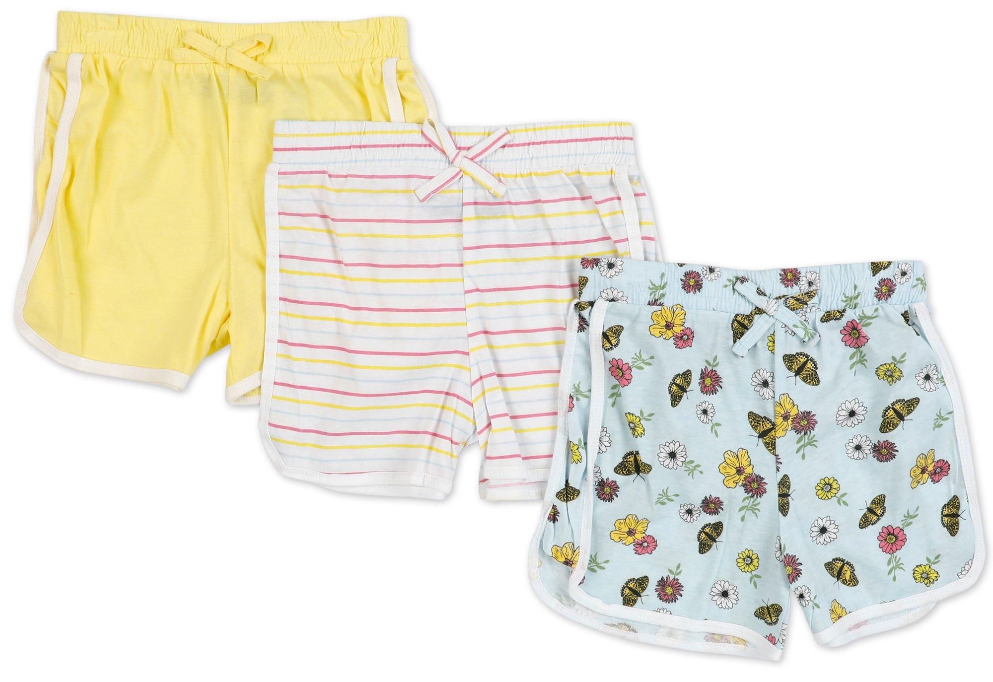Little Girls 3 Pk Shorts
