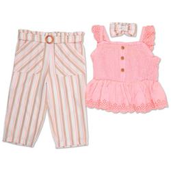 Little Girls 3 Pc Pants Set