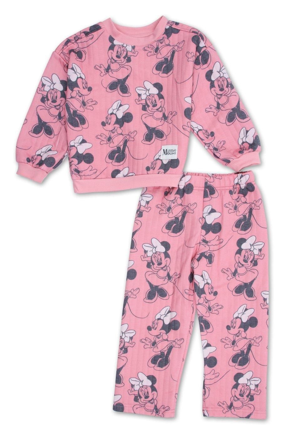 Little Girls 2 Pk Minnie Mouse Pants Set
