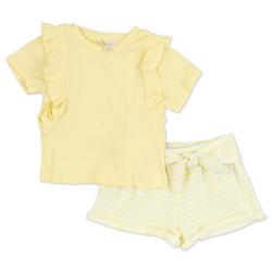 Little Girls 2 Pc Sunny Day Shorts Set
