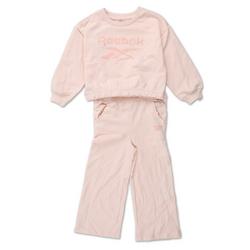 Little Girls Active 2 Pc Pants Set - Pink