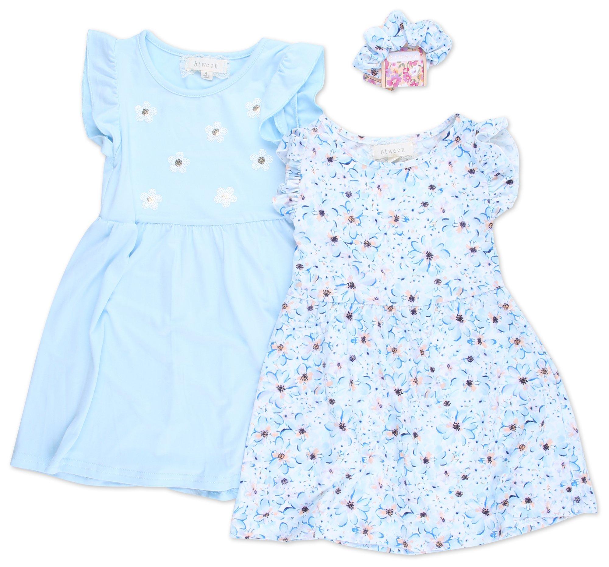 Little Girls 3 Pc Dress Set