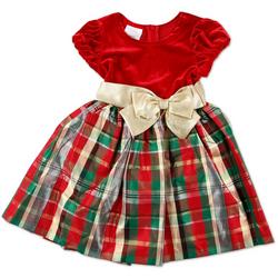 Little Girls Festive Holiday Dress